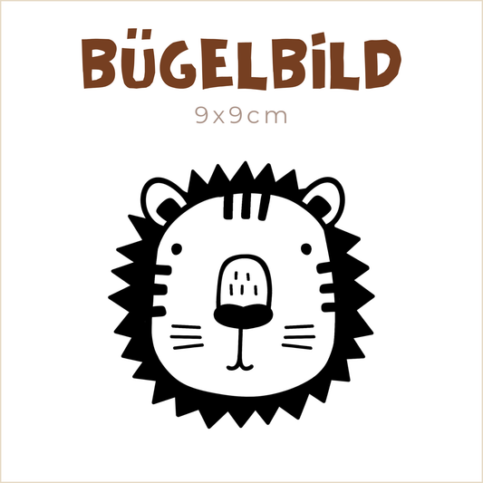 Bügelbild Löwe | 9x9cm