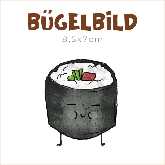 Bügelbild Maki | 8,5x7cm