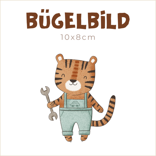 Bügelbild Mechaniker | 10x8cm