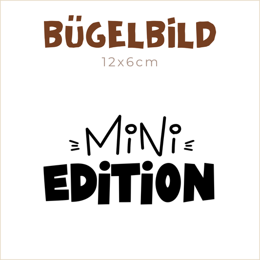 Bügelbild Mini Edition | 12x6cm