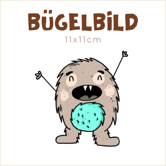 Bügelbild Mini Monster | 11x11cm