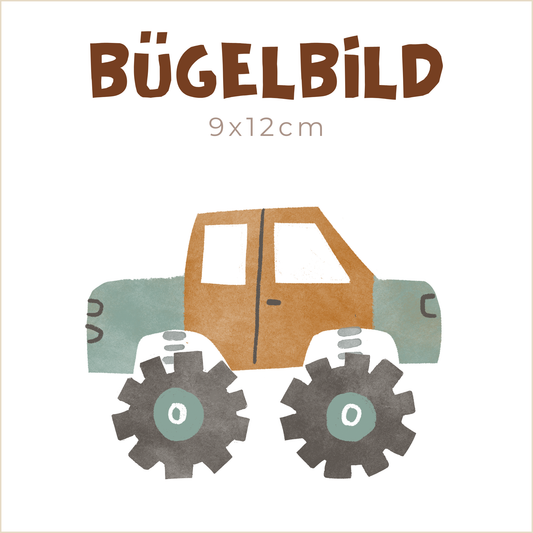 Bügelbild Monster Truck | 9x12cm