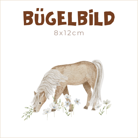 Bügelbild Pferdeliebe 1 | 8x12cm