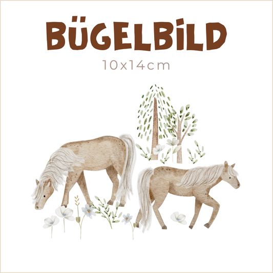 Bügelbild Pferdeliebe 2 | 10x14cm