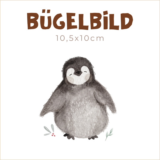 Bügelbild Pinguin Gigi | 10,5x10cm