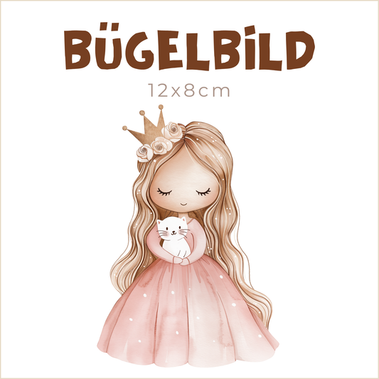 Bügelbild Prinzessin | 12x8cm