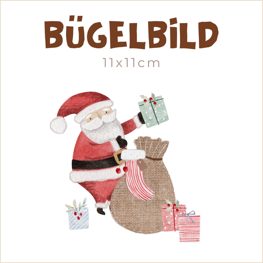 Bügelbild Santa | 11x11cm