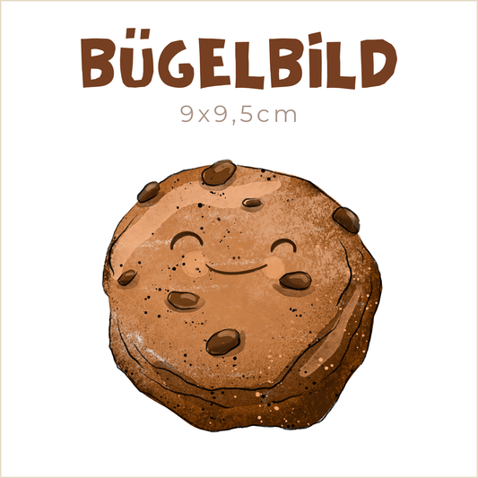 Bügelbild Schokokeks | 9x9,5cm
