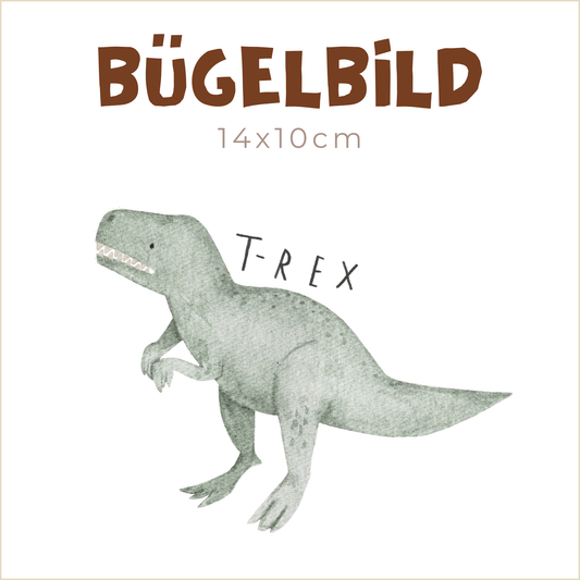 Bügelbild T-Rex | 14x10cm