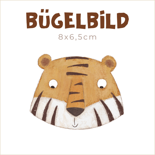 Bügelbild Tiger | 8x6,5cm