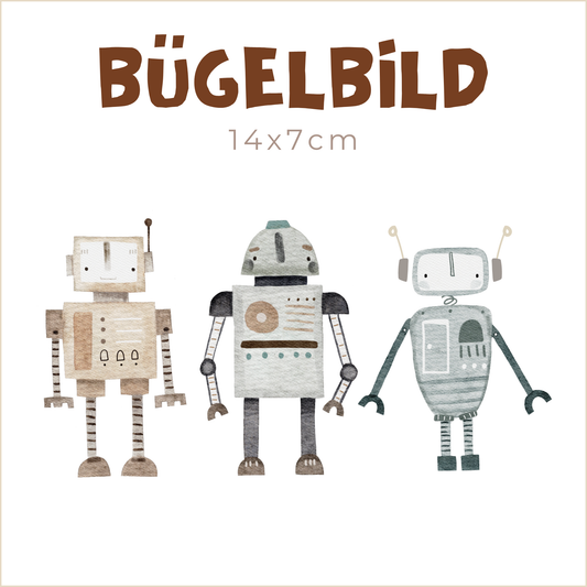 Bügelbild Tobias and his Friends | 14x7cm