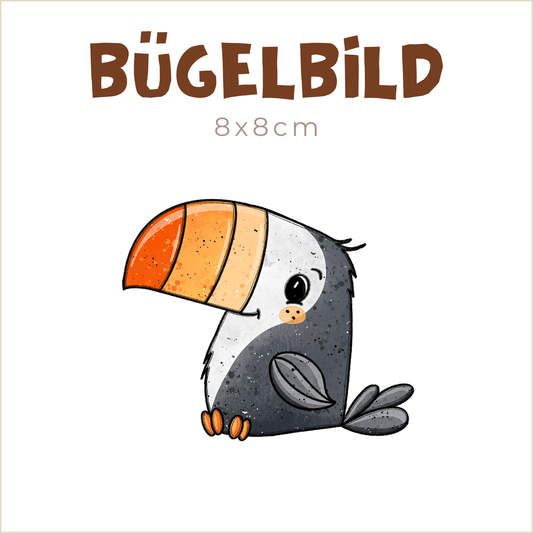 Bügelbild Tucanchen | 8x8cm