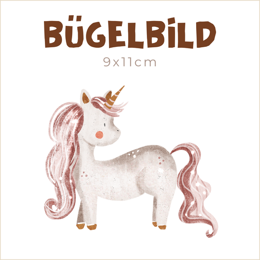 Bügelbild Unicorn | 9x11cm