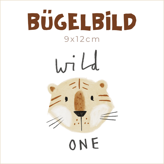 Bügelbild Wild One Cat | 9x12cm