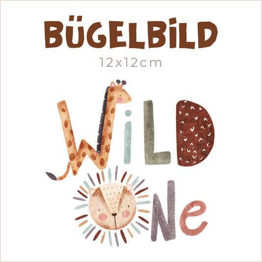 Bügelbild Wild One | 12x12cm
