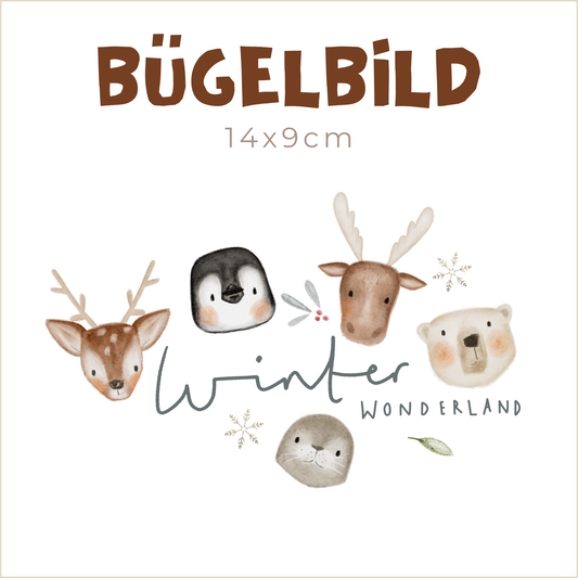 Bügelbild Winter Wonderland | 14x9cm