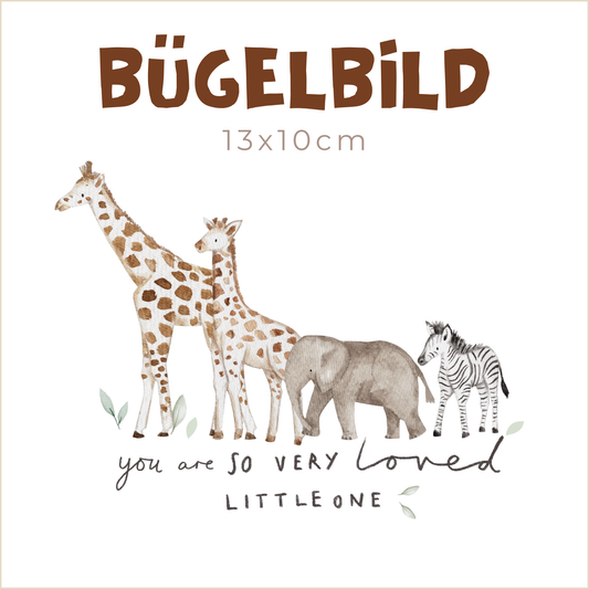 Bügelbild You are very loved Little One | 13x10cm
