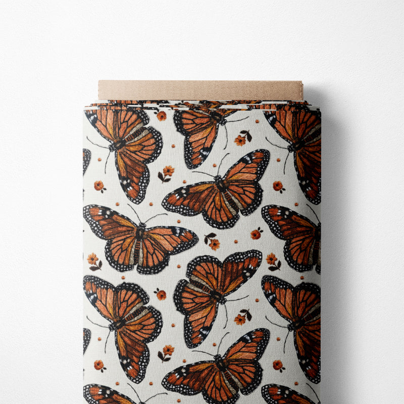 0.5m BIO Ribjersey Butterfly linen