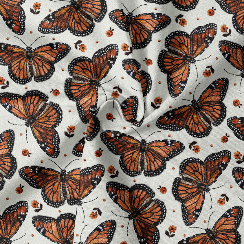 0.5m Biojersey Butterfly linen