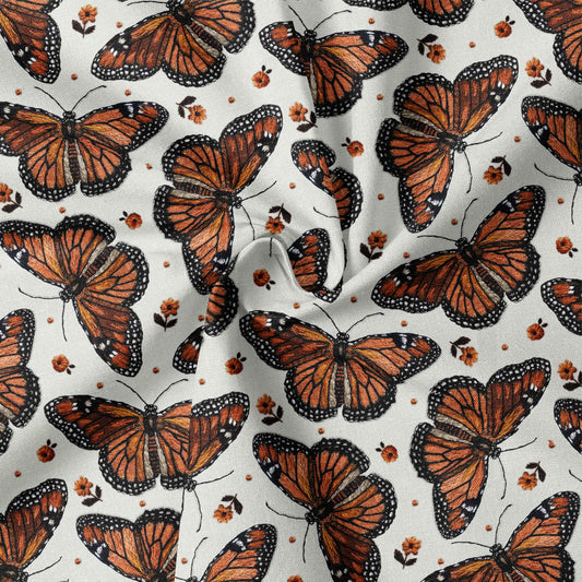 0.5m Biojersey Butterfly linen