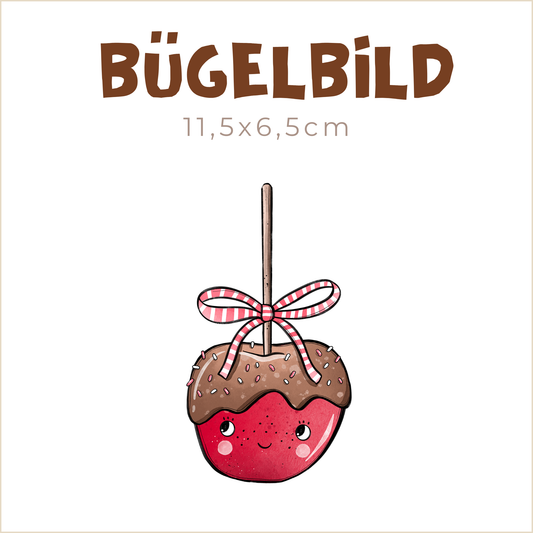 Bügelbild Candy Apfel | 11,5x6,5cm