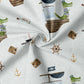 0.5m BIO French Terry Captain Croco - Linen *VORBESTELLUNG*