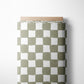 0.5m BIO French Terry Checkerboard khaki