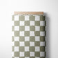 0.5m BIO French Terry Checkerboard khaki *VORBESTELLUNG*