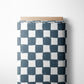 0.5m BIO French Terry Checkerboard midnight