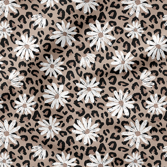 0.5m BIO French Terry Daisy Leo schoko