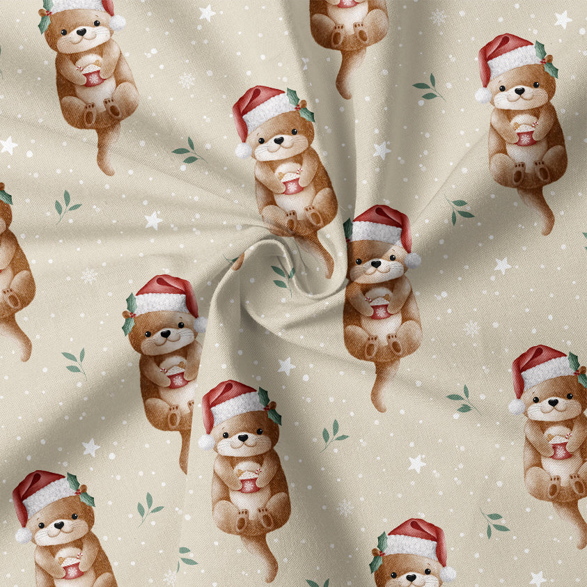 0.5m BIO French Terry Christmas-Otter