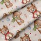 0.5m BIO Rippjersey Christmas Bears *VORBESTELLUNG* Lieferzeit 4-7 Wochen*