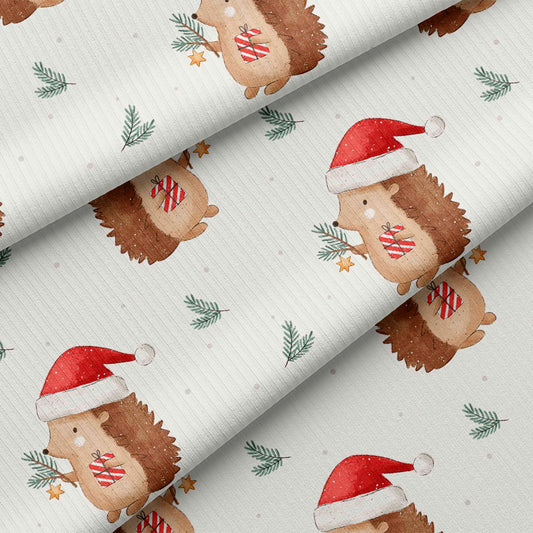 0.5m BIO Rippjersey Christmas Hedgehog