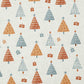 0.5m Baumwolle Christmas Trees