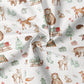 0.5m BIO French Terry Christmas Friends