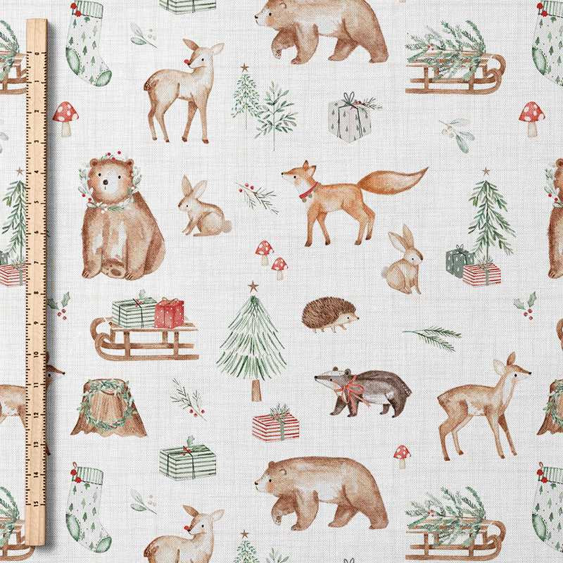 0.5m BIO Ribjersey Christmas Friends