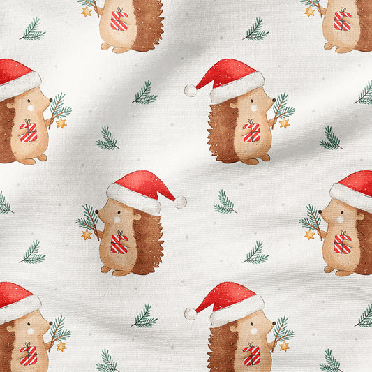 0.5m BIO French Terry Christmas Hedgedog