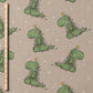 0.5m BIO French Terry Christmas Rex