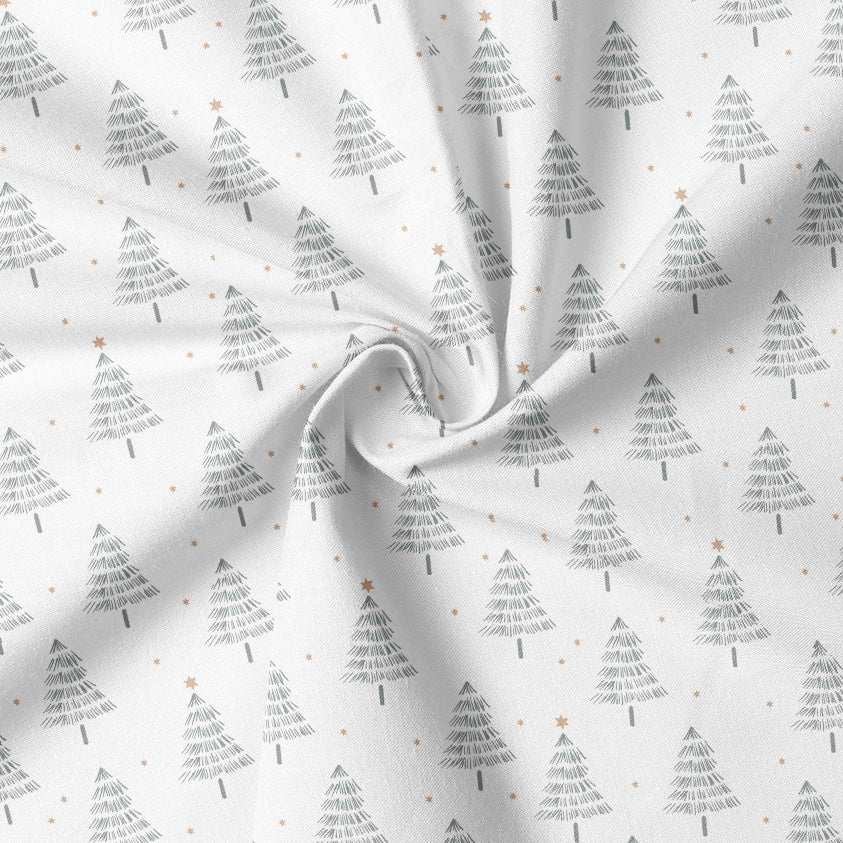 0.5m Biojersey Christmas white