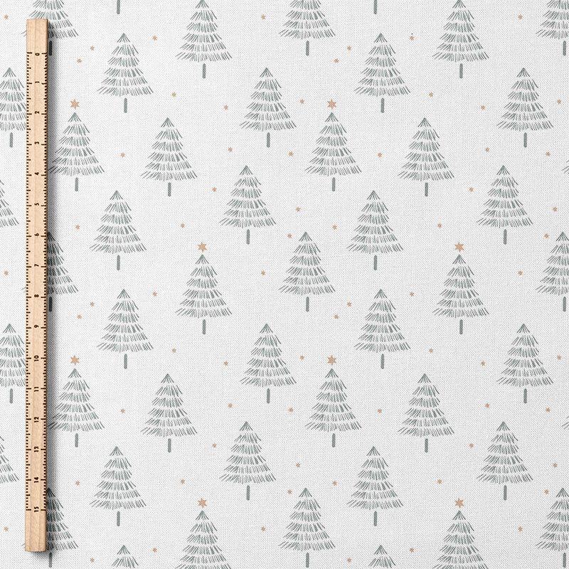 0.5m Biojersey Christmas white