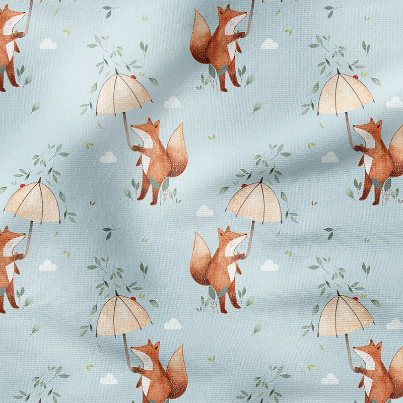 0.5m BIO French Terry Clover Rainy Days *VORBESTELLUNG*