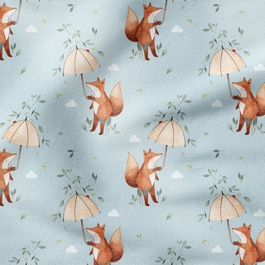 0.5m BIO French Terry Clover Rainy Days *VORBESTELLUNG*