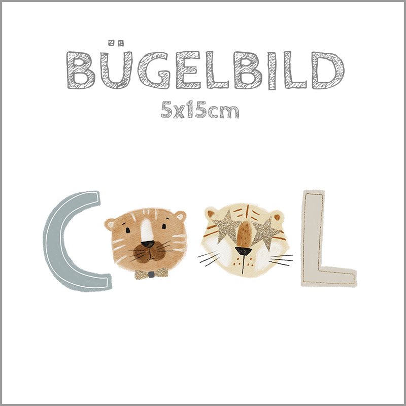 Bügelbild Cool | 5x15cm