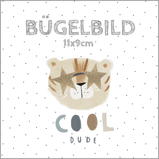 Bügelbild Cool Dude | 11x9cm