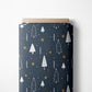 RESTSTÜCK 75cm Biojersey Cozy Christmas