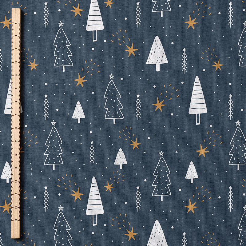 0.5m BIO Ribjersey Cozy Christmas