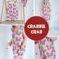 0.5m Baumwolle Crabbie Crab *VORBESTELLUNG: Lieferzeit 4-6 Wochen*