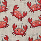 0.5m Baumwolle Crabbie Crab *VORBESTELLUNG: Lieferzeit 4-6 Wochen*