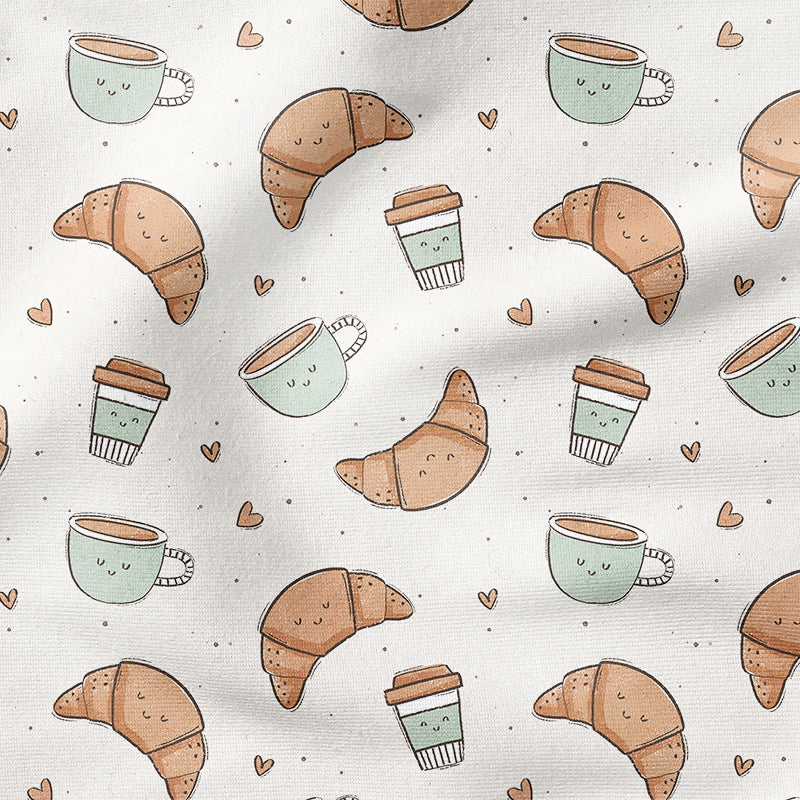 0.5m French Terry Croissant mint