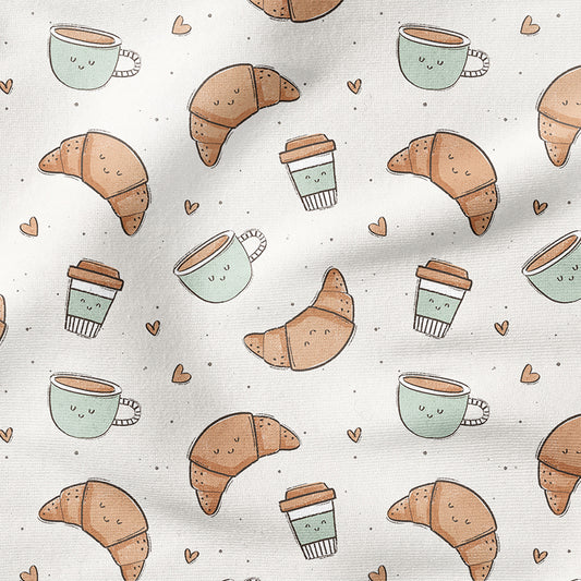 0.5m French Terry Croissant mint